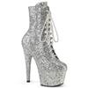 Pleaser - ADORE1020GWR Bottes de plateforme, Pole dance chaussures - Couleur argent Product image